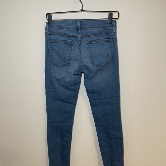 Free People Jeans Women's Size 26 Blue Medium Wash Denim Skinny Boho Festival - Picture 4 of 5
